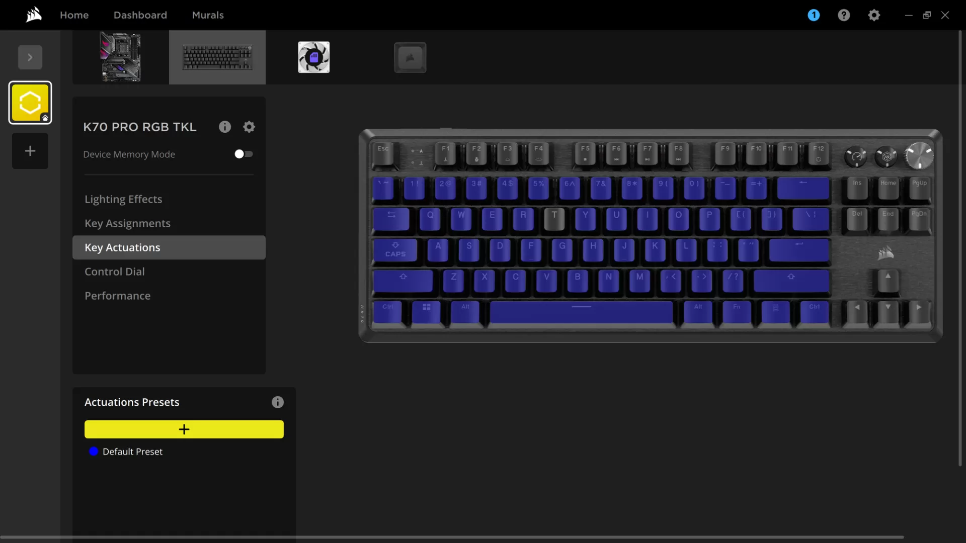 Trải nghiệm Corsair K70 Pro TKL: Nâng cấp lớn nhờ switch nam châm Hall Effect- Ảnh 13. Trải nghiệm Corsair K70 Pro TKL: Nâng cấp lớn nhờ switch nam châm Hall Effect- Ảnh 13.